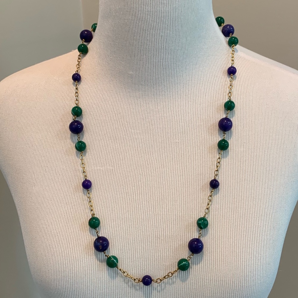 Stella & Dot La Coco Rosary Necklace